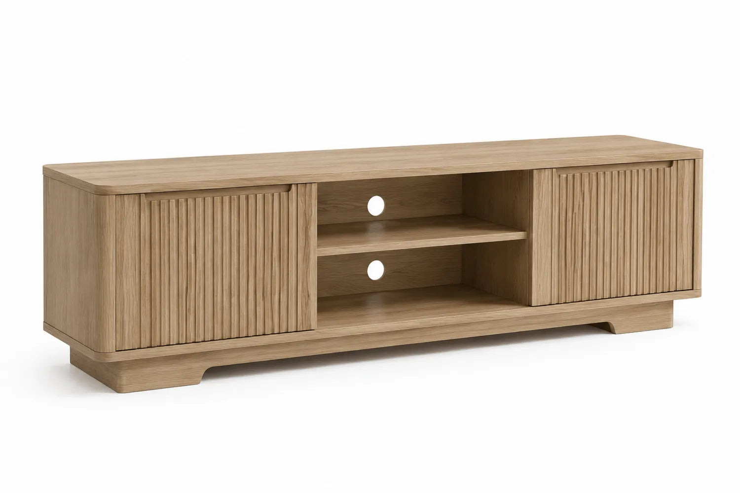 Szafka RTV z drewna dębowego 150 cm