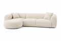 Sofa modułowa z tkaniny beżowej 260x150 cm