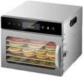 Efficieran suszarka do żywności, 400 / 800 w 24h Mięso i zioła, Cyfrowa kontrola, Żywność 400 / 800 w, 6- 18 Stal nierdzewna Płyty, 24h minutnik, Suszenie owoców, Temperatura 30- 90 ° c 400/800 w