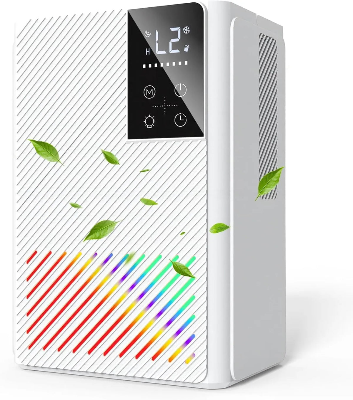 Tiptop Home osuszacz powietrza, Denawilżacz, minutnik, tłumik, LED 7 kolorów, d Air 2500 ML