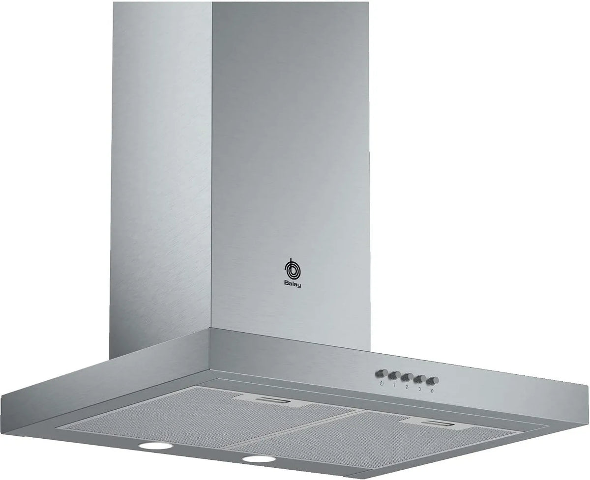 Balay okap kuchenny, 350 m3 / h, 58 dB, 3BH263MX, wbudowany, stal nierdzewna, przewodzony, recyrkulacja m3/h