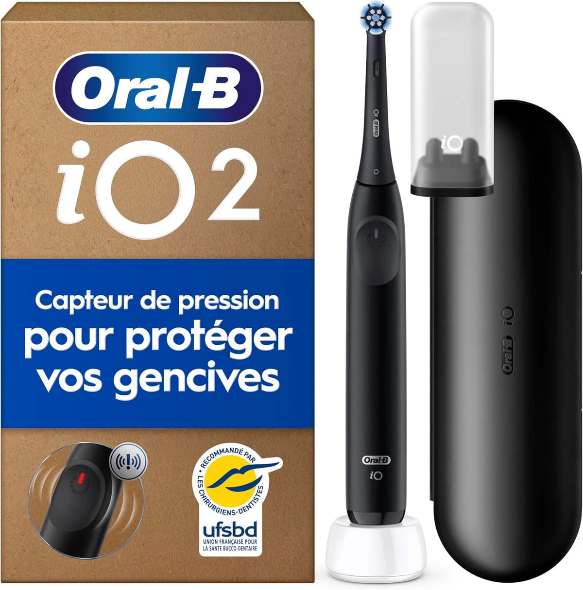Oral-B, Szczoteczka do zębów, wielokrotna szczoteczka do zębów, Oral- B Elektryczna szczoteczka do zębów iO 2 wyposażona w 1 Szczoteczkę do zębów