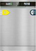 Cecotec zmywarka kompaktowa, Bolero Aguazero 6320 Zmywarka, 60 cm, 1900 W, 8 programów, stal nierdzewna, 15 sztućce, FullColor XXL Ekran, Smart Wash