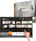 Soulaca telewizor, Smart TV 1080P HYM27E-TBLS11017, 27 cali, TV, WiFi, IP65, Bluetooth, biały, Model 2025