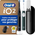Oral-B, 2 Szczotki, Czarne, Oral- B Szczotki z elektrycznymi zębami iO 2, Zielone