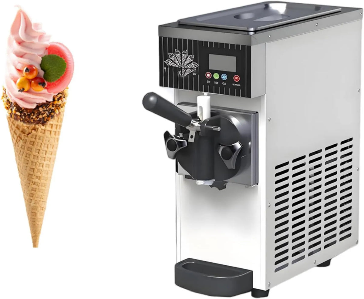 PweKzxt, kostkarka do lodu, lodu i sorbetu, 5 kg, profesjonalny, biały, do swojego Białego Domu Deserts