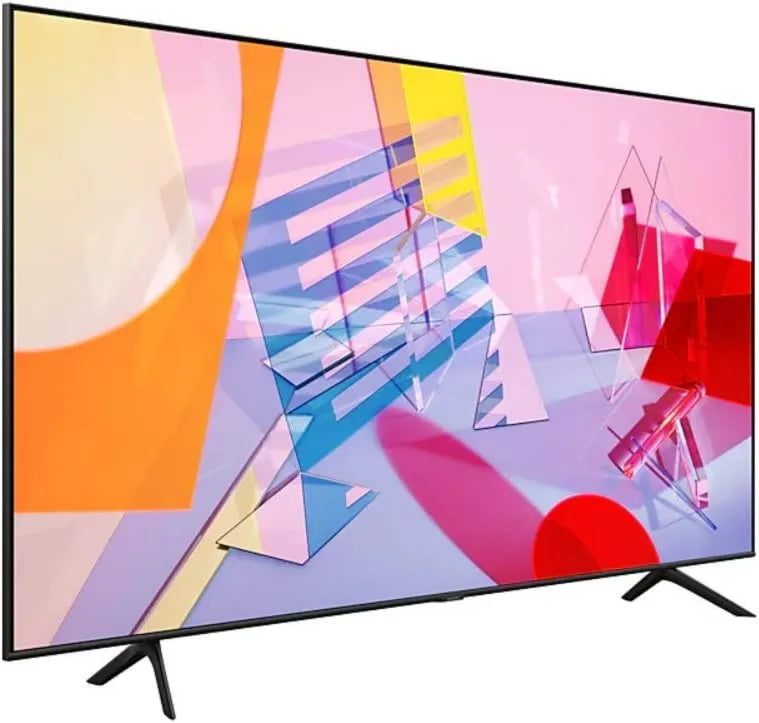 Samsung telewizor, QE50Q60TAUXZT Smart TV, 50 cali, TV, 4K UHD, QLED, HDR, WiFi, Asystent Google, Alexa i Siri, czarny, Podwójny LED, Quantum HDR, 2020