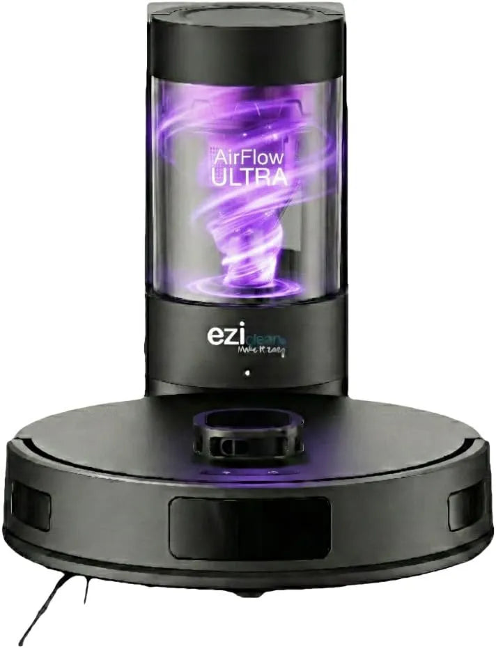 EZICLEAN robot sprzątający, odkurzacz robot, odkurzacz LIDAR podłączony do powietrza Ultra
