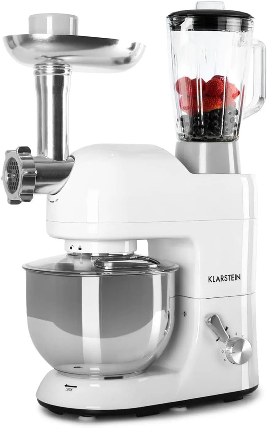 KLARSTEIN robot kuchenny, Blender, 1800 W, Robot Kuchnia 1800 W, Bol, 6 prędkości, 1, 5 l