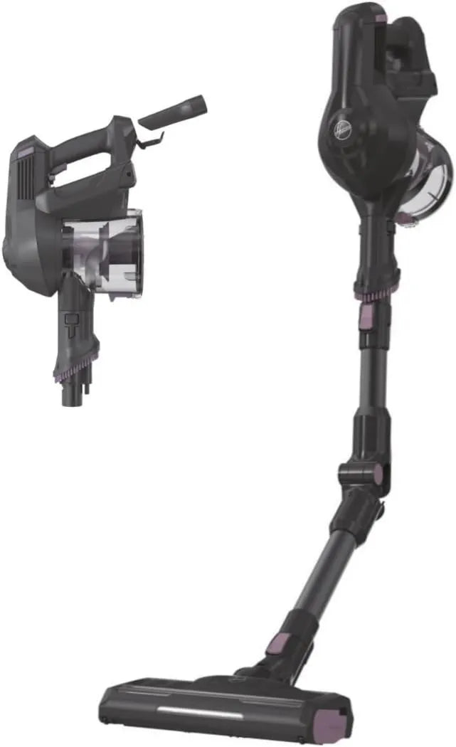 Hoover odkurzacz pionowy, HF103X 30m Odkurzacz, 0, 9 l, 22 V, Elastyczna rurka + Akcesoria Obarowane, Duża autonomia, LED Elektroszczotka, Duża pojemność 0