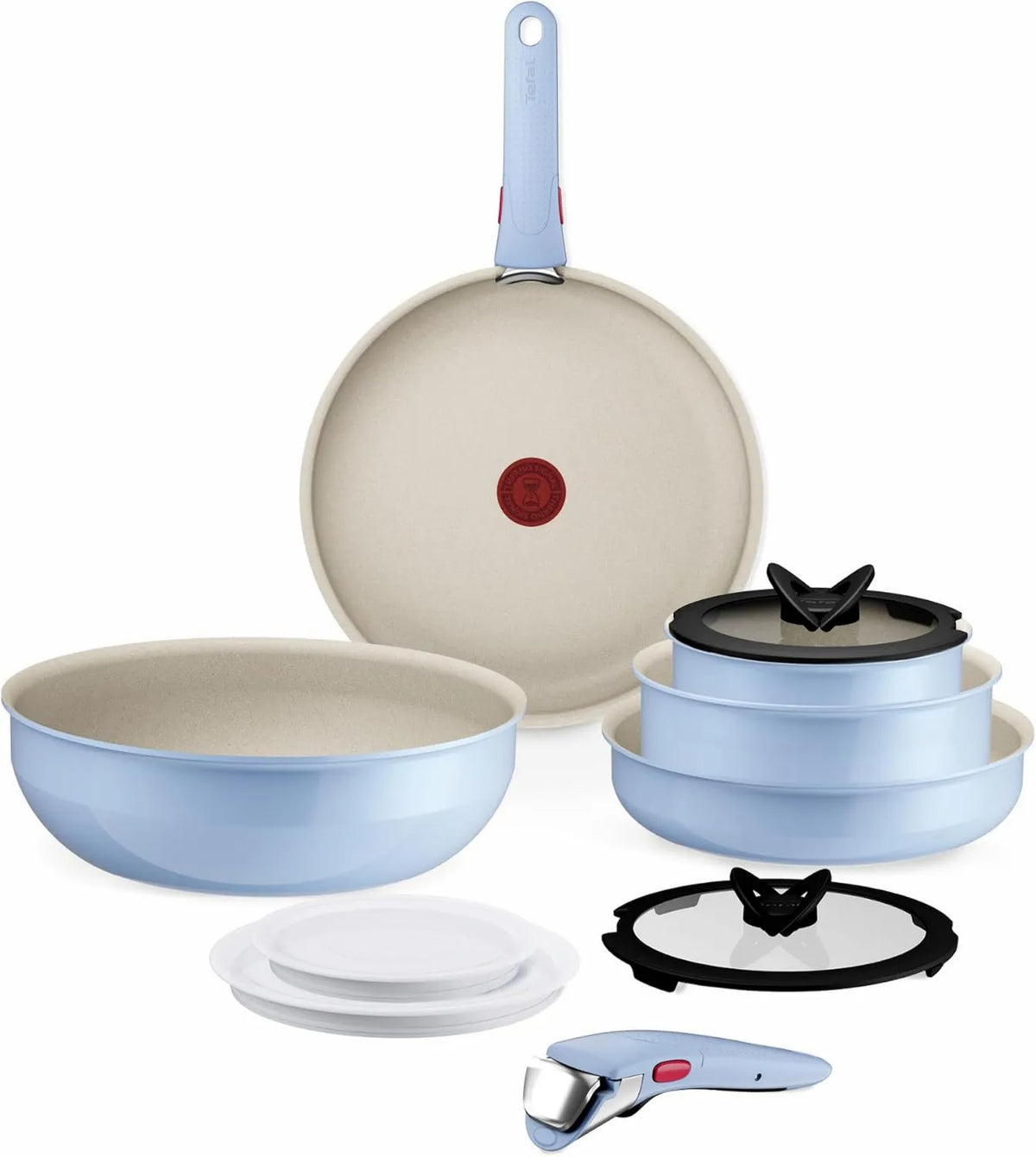 Tefal, Bateria owa, bateria patelni i patelni, powłoka antykijowa, 11 pokoi, kuchnia