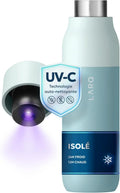 LARQ, 24h 12h Projekt Prime, Stal nierdzewna, do czyszczenia PureVis Gourde Termal Self-z UV- C Oczyszczacz wody, 100% wodoodporny, utrzymuje Froid 24h i