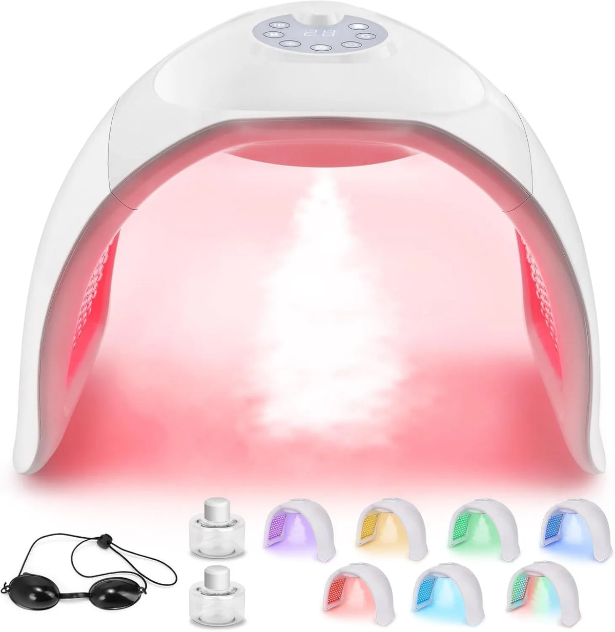 Yokilly, Face Luminoterapia Mask, 7 kolorów LED Face wyposażone w podczerwień