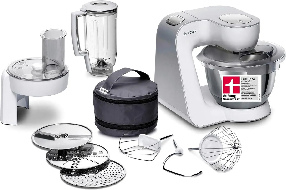 Bosch robot kuchenny, MUM58 W20 Robot, 3, 9 l, stal nierdzewna