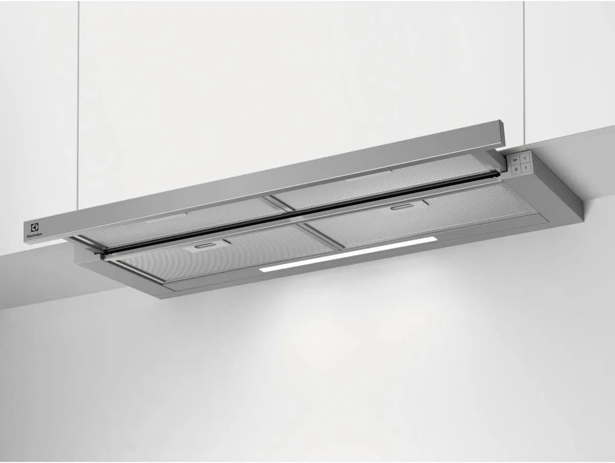 Electrolux okap kuchenny, LFP419X m3 / h, 90 cm, 440 m3 / h, klasa energetyczna C, 3 prędkości, zdejmowalny, stal nierdzewna, moc m3/h