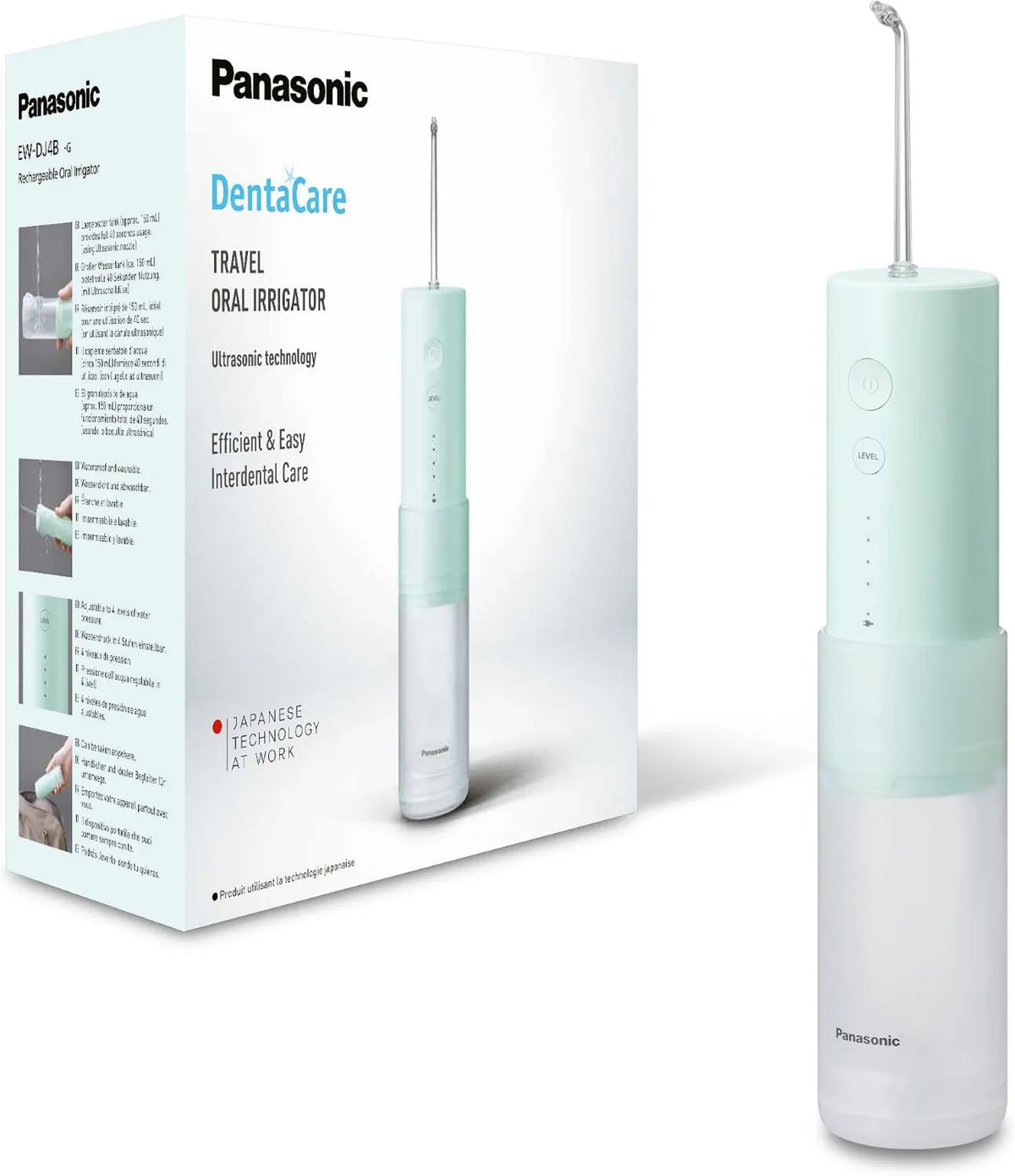 Panasonic, EW- DJ4B 150 ml zbiornik wodny, hydroładowarka wielokrotnego ładowania wyposażona w technologię ultradźwiękową, 1-godzinna szybka recharge EW-DJ4B