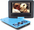 Topiky, Inteligentna telewizja, TV, przenośny, UE- niebieski, Zintegrowana bateria 1500 Mah, 270 ° Rotacyjny odtwarzacz DVD dla dzieci, 8 cali HD