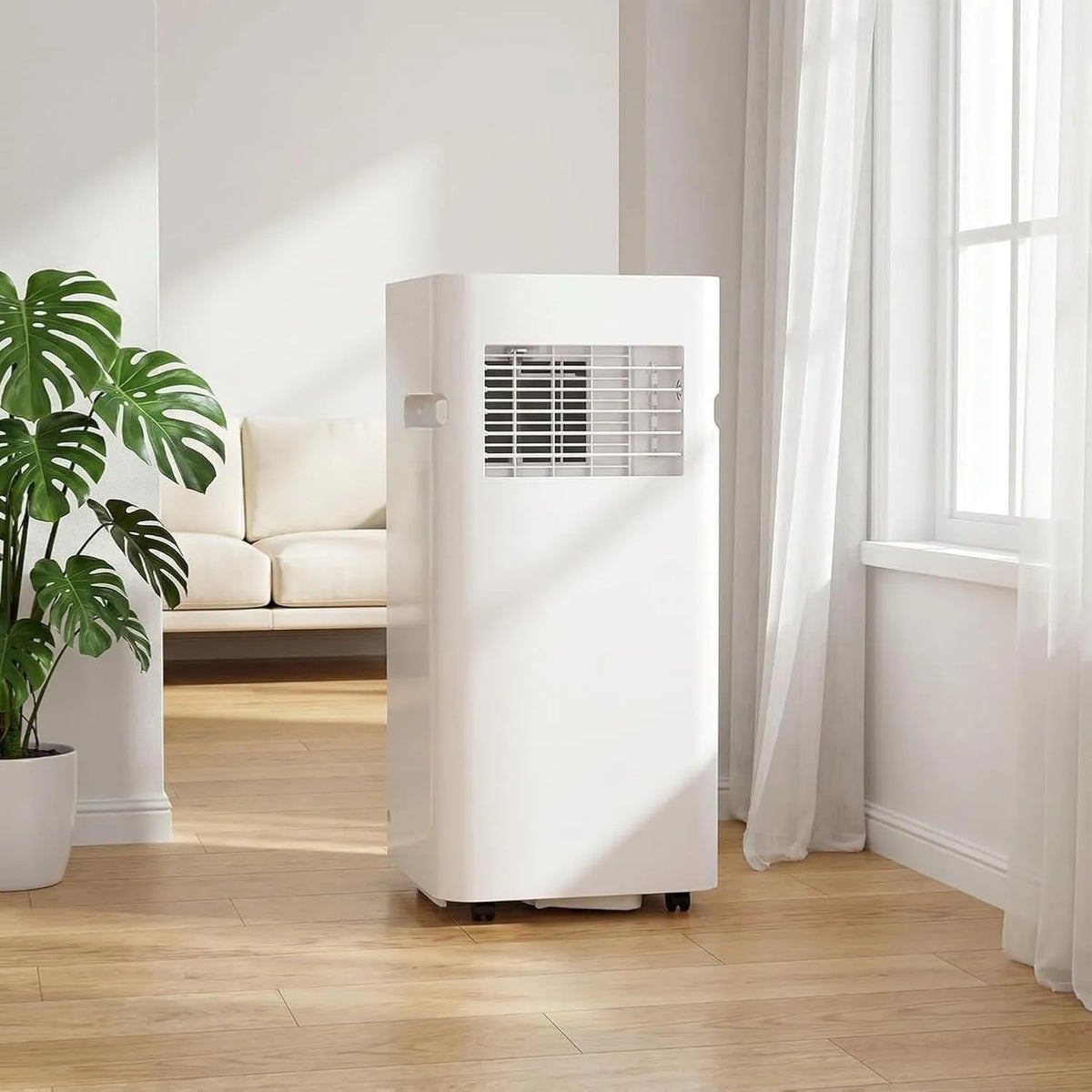ZHIQXUE klimatyzator przenośny, Klimatyzator 24h, zegar, cichy, 5000 Btu