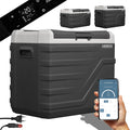 AREBOS, Elektryczna chłodnica 12, 24 V, 43 l, aplikacja, USB, samochód, kemping, przenośna mini lodówka, Lodówka i zamrażarka Przenośne do -20°C