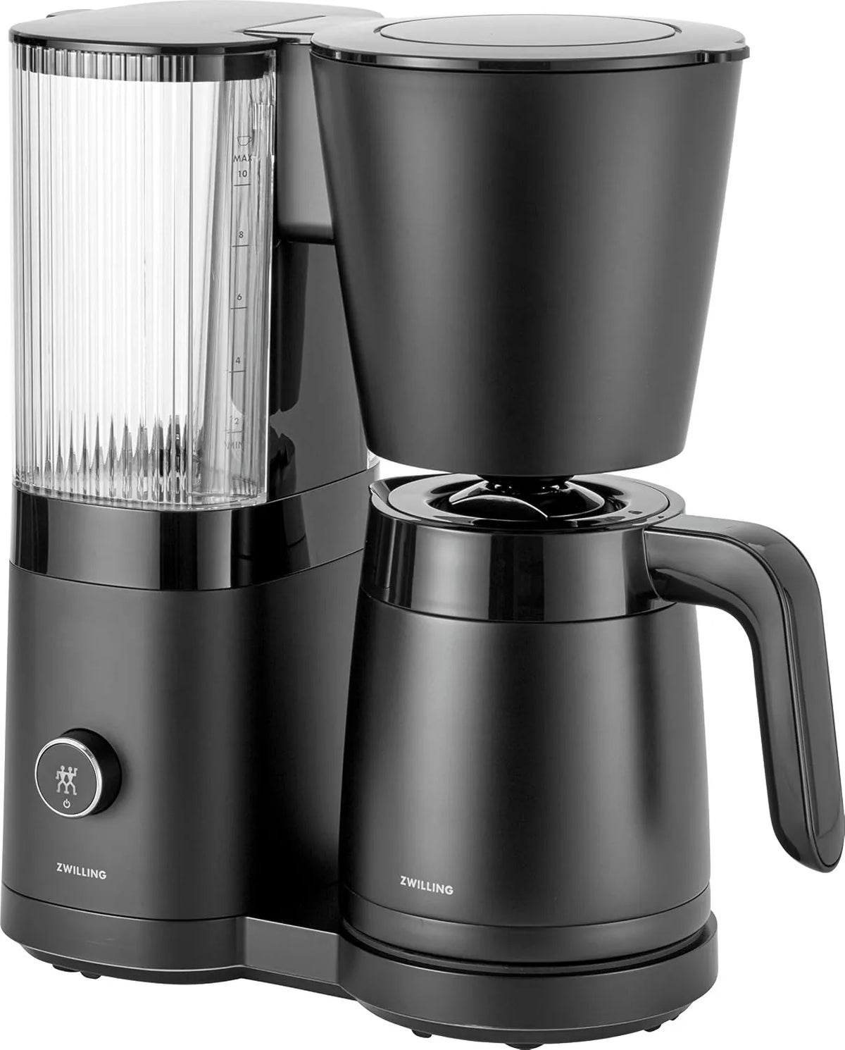 Ekspres do kawy, 1,25 l, 10 filiżanek, 2.880 g, ZWILLING ENFINIGY Ekspres do kawy z izolowanym dzbankiem 1,25 l, funkcja odgazowywania i odkamieniania