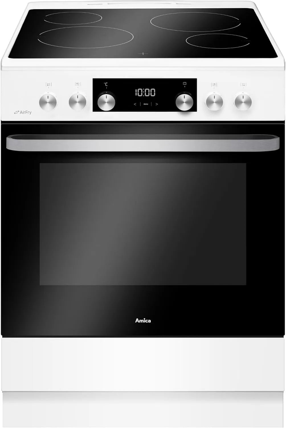 Amica płyta grzewcza, Naczynia kuchenne z piekarnikiem ACV7005RB, 77 l, 4 pola grzewcze, białe, naczynia kuchenne ceramiczna 77 l 4 Białe światła - ACV7005RB