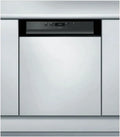 Whirlpool WBC3C26B zmywarka, 60 cm, 46 dB, 6,5 kg, 60 cm wbudowana zmywarka do naczyń, czarna opaska na głowę, opóźniony start