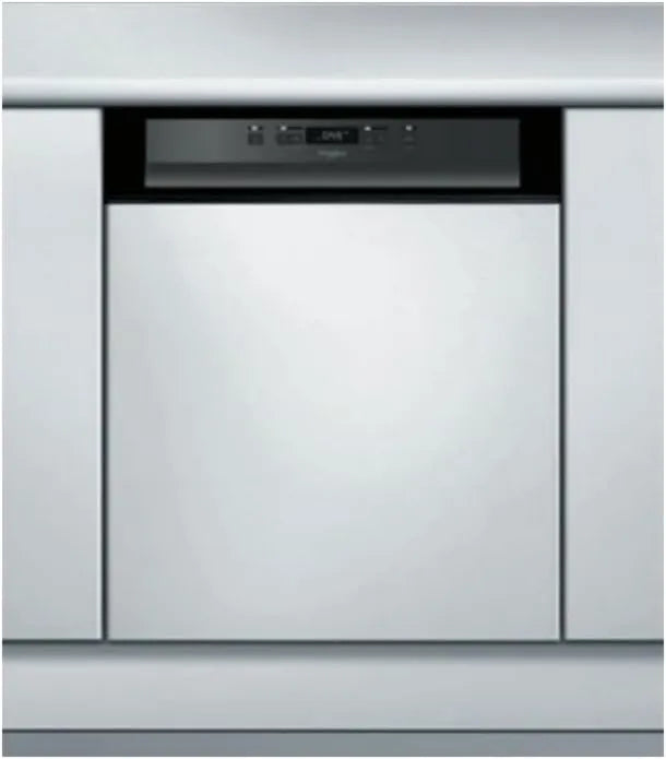Whirlpool WBC3C26B zmywarka, 60 cm, 46 dB, 6,5 kg, 60 cm wbudowana zmywarka do naczyń, czarna opaska na głowę, opóźniony start