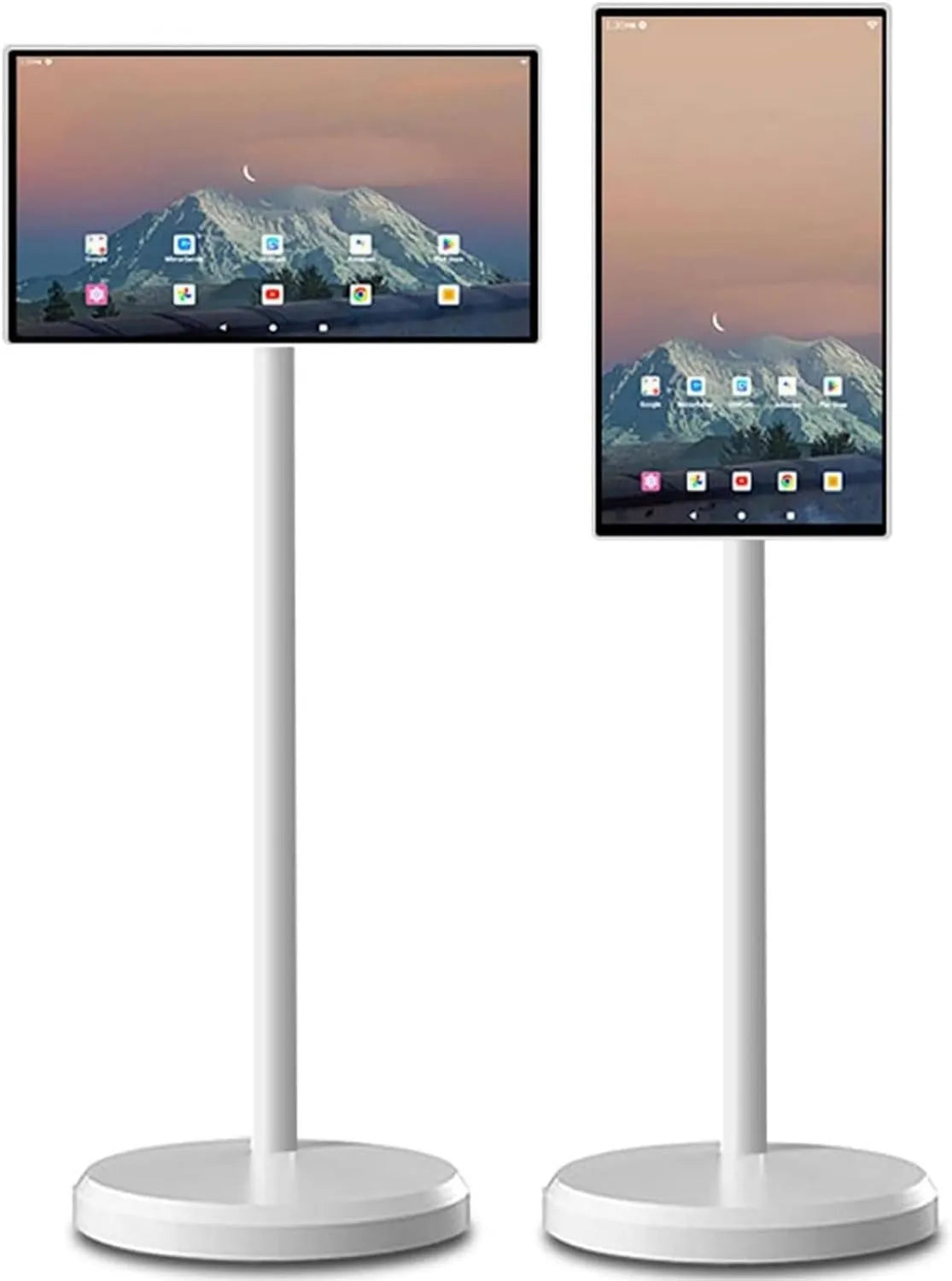 ZenSeFarin, Monitor 1080p 24 in, 32 cali, Smart TV Telewizor mobilny Tactical Rotary TV przenośny on Foot Monitor 24in, do użytku na zewnątrz, dotykowy, 24, 27