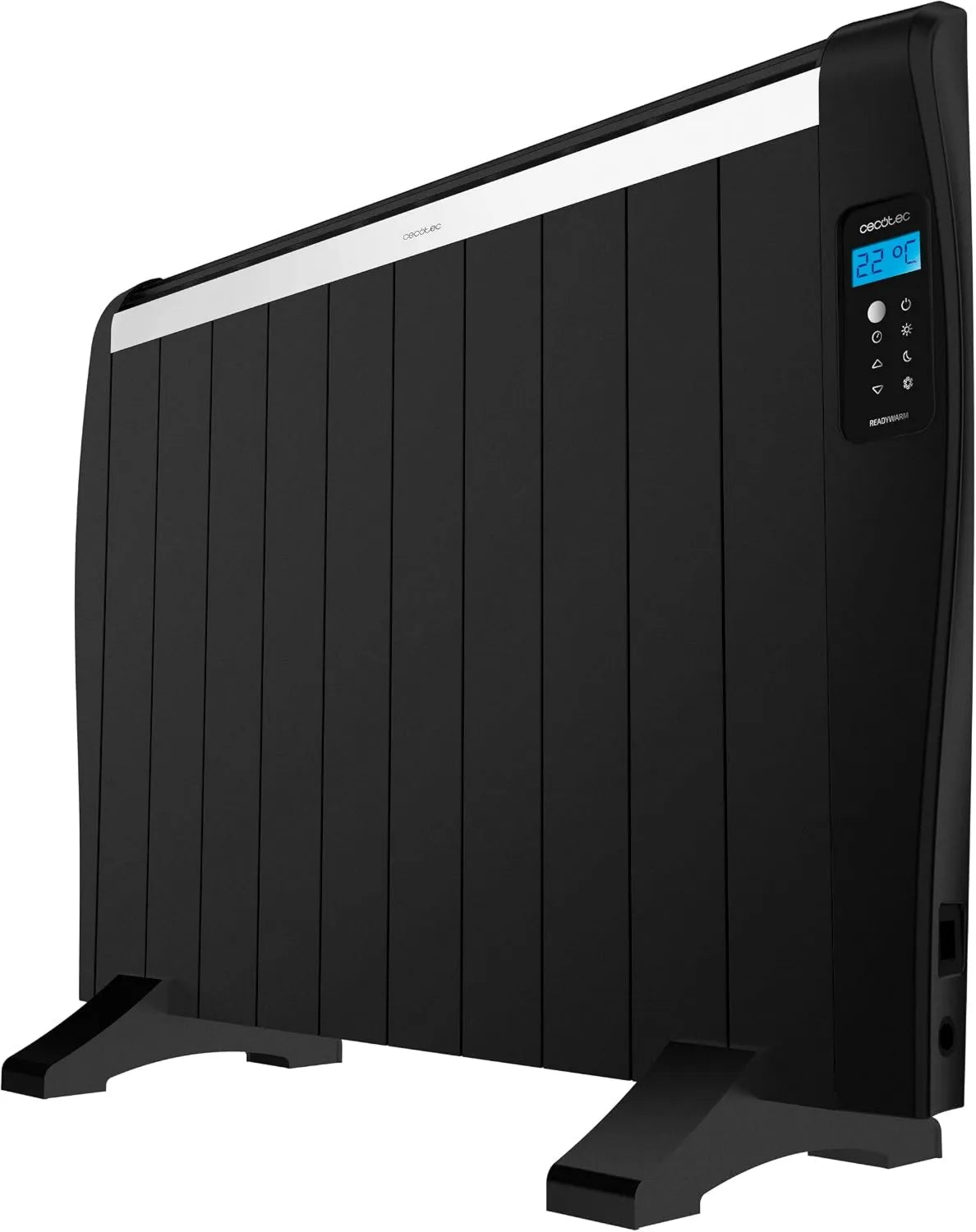 Cecotec, 1500 W, 20 m², timer, ReadyWarm 2100 Thermal Black, 10-elementowy promiennik termiczny, programowalny timer, wybór temperatury