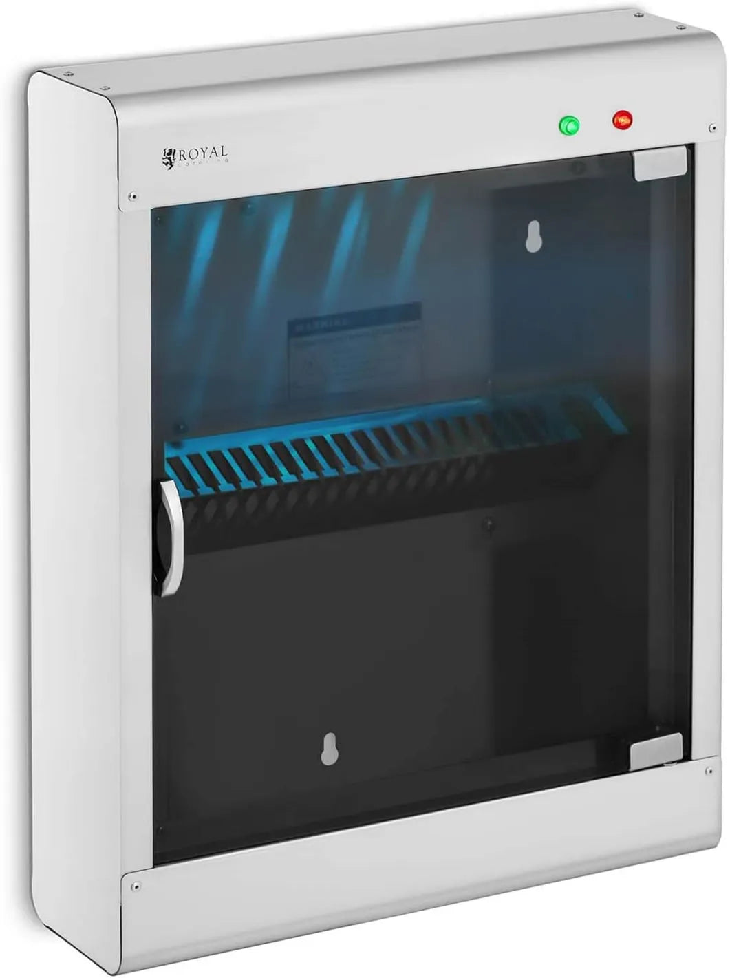 Royal Catering, RC- KSSS501 Sterylizator, Szafa, Szafa Sterylizacyjna UV, Elektryczny aparat sterylizacyjny, 8 W, Czas, Usługi restauracyjne, Stal nierdzewna RC-KSSS501
