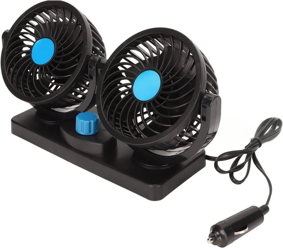 JTLB, Wentylator, 12 V, przenośny, cichy, kemping, 360 ° obrotu z potężnym ssania kubek do ciężarówki, Cichy cyrkulacja powietrza, kamper