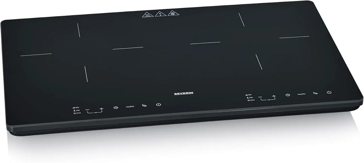 Severin płyta grzewcza, DK 1033 Płyta indukcyjna, 400 W, stół indukcyjny do gotowania, termostat, czarny