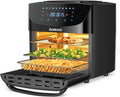 Acekool frytkownica beztłuszczowa, 18 l, 1800 W, 10 programów, dotyk, licznik, stal nierdzewna