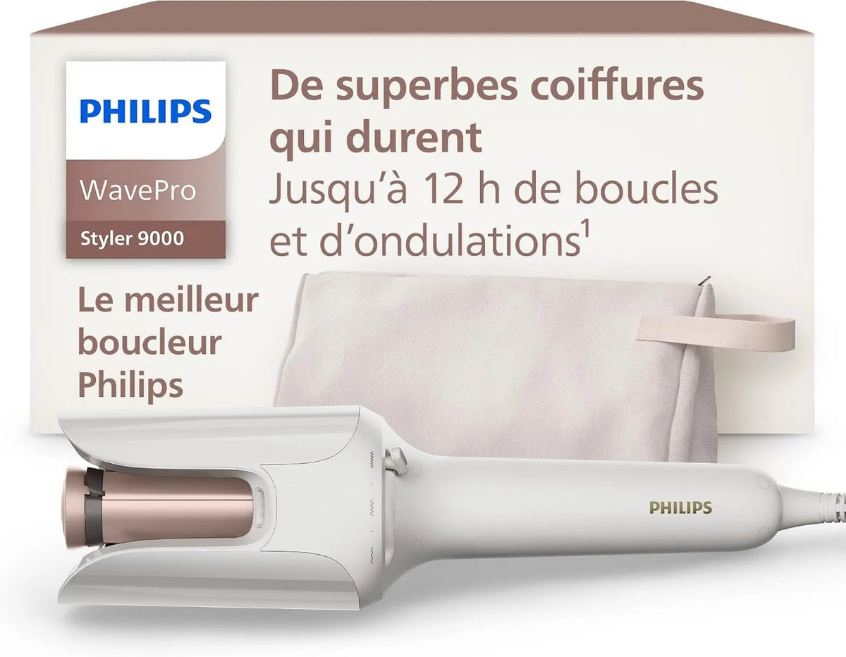 PHILIPS, BHB968 / 10 biały kolor, technologia SenseIQ i regulowany cylinder do pętle i rozłupków, WavePro 9000, 360 ° kWh do BHB968/10