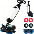 WYBYYDS pralka, Samonośna zmywarka, 36 V, 10 000 mAh, szerokość prania 43 cm, 80 Min-biały zakres bezprzewodowy, 4, 5 l + 7, 5 l podwójny zbiornik
